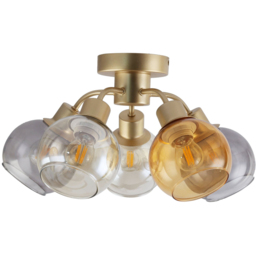 Shaunna 5 Bulb Gold Ceiling Light - thumbnail 2