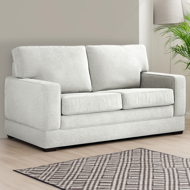 Jay-Be Urban 2 Seater Cosy Chenille Beam Sofa Bed with e-Pocket Mattress - image 1