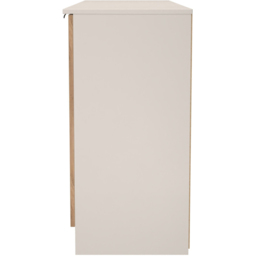Crowndale Bora 4 Door Single Drawer Gold Craft Oak and Kashmir Wide Sideboard Ready Assembled - thumbnail 3