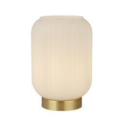 Pearl Frosted Table Lamp - White - thumbnail 2