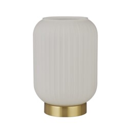 Pearl Frosted Table Lamp - White - thumbnail 4
