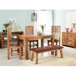 Brooklyn Napoli Toko 4 Seater Light Mango Dining Table - thumbnail 4