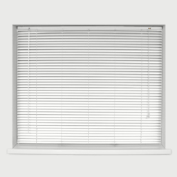 Caecus Aluminium Venetian Blind White 105 x 210cm