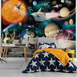Walltastic Space Adventure Wall Mural - thumbnail 1
