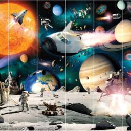 Walltastic Space Adventure Wall Mural - thumbnail 3