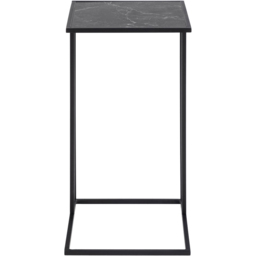 Florence Infinity Matt Black Side Table - thumbnail 3