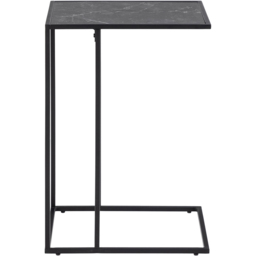 Florence Infinity Matt Black Side Table - thumbnail 4