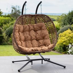 Artemis Home Beauchamp 2 Seater Brown Swing Chair