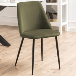 Florence Ines Set of 4 Olive Green Dining Chair
