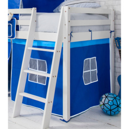 Noa and Nani Moro White Cabin Bed with Slide and Tent - thumbnail 3
