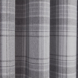 Divante Hatfield Check Grey Blackout Curtains 229 x 229cm - thumbnail 4