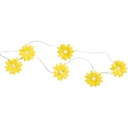 Solar Sunflower String Light Yellow - thumbnail 2