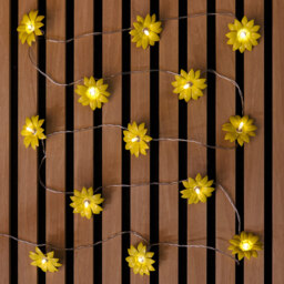 Solar Sunflower String Light Yellow - thumbnail 1