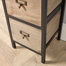 Home Source Derwent 5 Drawer Solid Wood Chest of Drawers - thumbnail 4
