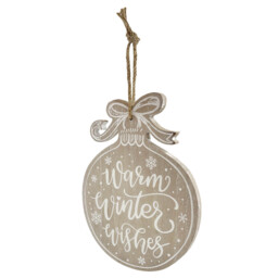 Warm Winter Wishes Hanger Brown - thumbnail 3