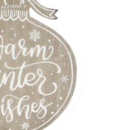Warm Winter Wishes Hanger Brown - thumbnail 4