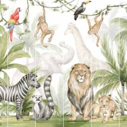 Walltastic Jungle Safari Wall Mural - thumbnail 2