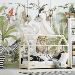 Walltastic Jungle Safari Wall Mural - thumbnail 1