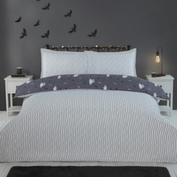 Ghostly Ghouls Duvet Set Grey Single - thumbnail 2