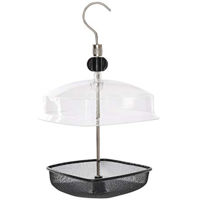 Marco Paul Deluxe Hanging Mealworm Bird Feeder with Canopy - image 1