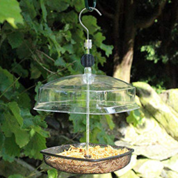 Marco Paul Deluxe Hanging Mealworm Bird Feeder with Canopy - thumbnail 2