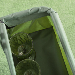 Outsunny Green Folding Beach Trolley Cart - thumbnail 3