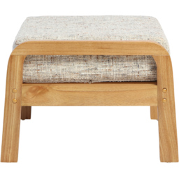 Desser Dubai Light Oak Natural Rattan Farrow Footstool - thumbnail 4