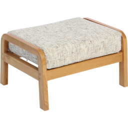 Desser Dubai Light Oak Natural Rattan Farrow Footstool - thumbnail 2