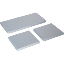 Outsunny 3 Piece Grey Outdoor Seat Cushion Set