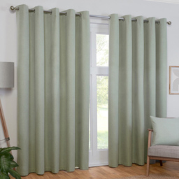 My Home Linden Green Blackout Curtains 168 x 183cm