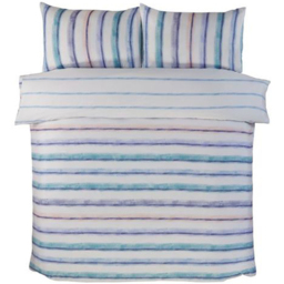 Rapport Home Horizon Double Stripped Polyester Reversible Duvet Cover Set - thumbnail 2