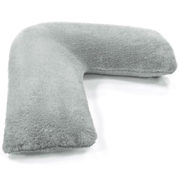 Velosso Silver Teddy Fleece V Shape Pillow