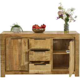 Brooklyn Surrey 2 Door 3 Drawer Solid Wood Large Sideboard - thumbnail 3