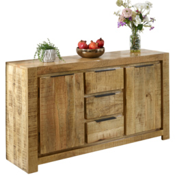 Brooklyn Surrey 2 Door 3 Drawer Solid Wood Large Sideboard - thumbnail 2
