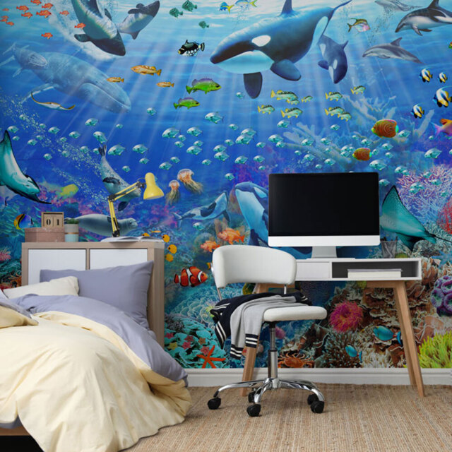 Walltastic Underwater Scene Wall Mural - image 1
