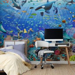 Walltastic Underwater Scene Wall Mural - thumbnail 1