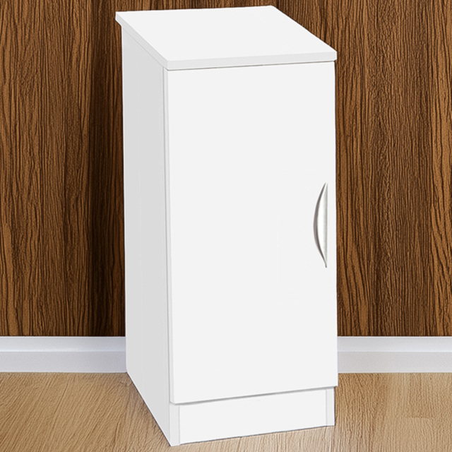 R White Cabinets Single Door White Desk Height Cupboard - image 1