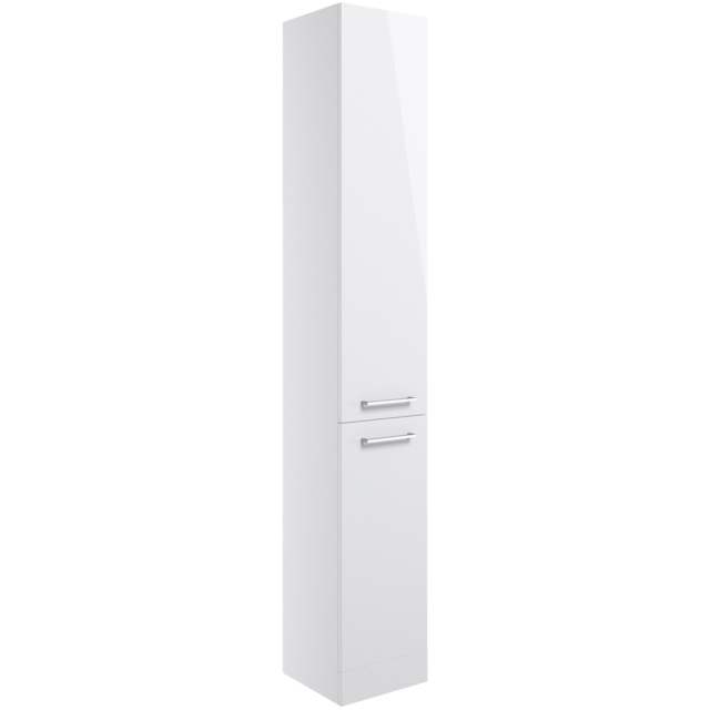 Bathstore Panama 2 Door White Floor Standing Tall Unit 350mm - image 1