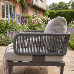 Artemis Home Soveria 4 Seater Grey Garden Lounge Set - thumbnail 3