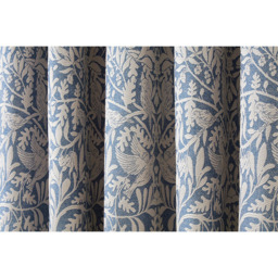 Elmsley Navy Pencil Pleat Curtain 229 x 168cm - thumbnail 2