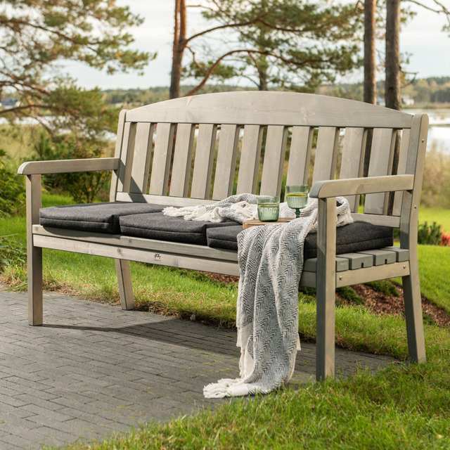 AMATA Ungurs 3 Seater Grey Bench - image 1