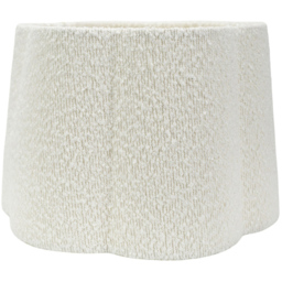 ValueLights Amy Scallop Cream Boucle Lamp Shade - thumbnail 1