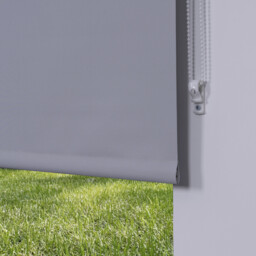 Neutral Grey Plain Blackout Blind 120 x 165cm - thumbnail 2