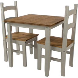Corona 2 Seater Dining Set Grey - thumbnail 2