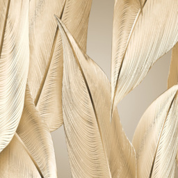 Erismann Statement Leaf Digital Gold 3 Panels Wall Mural - thumbnail 2