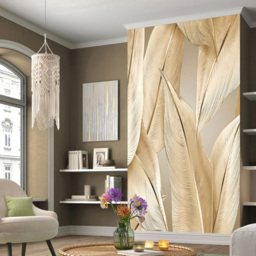 Erismann Statement Leaf Digital Gold 3 Panels Wall Mural