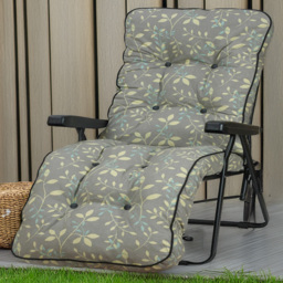 Glendale Deluxe Teal Country Sun Relaxer with Cushion