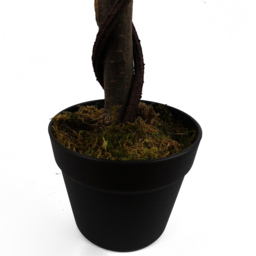 Leaf Artificial Wedding Twisted Vine Red Rose Tree in Pot 90cm - thumbnail 3