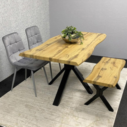 Kosy Koala 4 Seater Wooden Dining Set Grey
