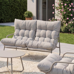 Artemis Home Calmo Beige 4 Seater Patio Conversation Set - thumbnail 3